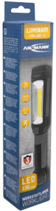 ANSMANN LED-Werkstatt-Stableuchte WL230B, grau/schwarz