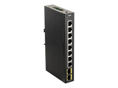 D-Link : 8-PORT GB INDUSTRIAL SWITCH INCL. 2 X 100/1000M SFP