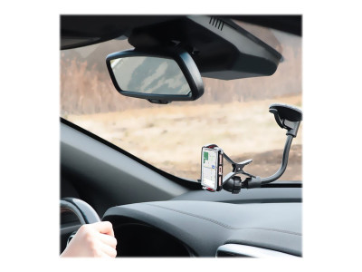 Mobilis : UNVIERSAL CAR FLEXIBLE SUCTION MOUNT avec SMARTPHONE CLIP