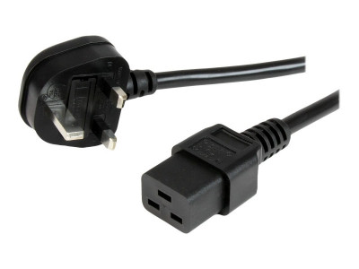 Startech : 2M AC POWER CORD BS-1363 TO C19 - PLUG TO C19 POWER CBL