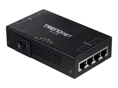 TrendNet : 65W 4-PORT GIGABIT POE+ INJECTOR