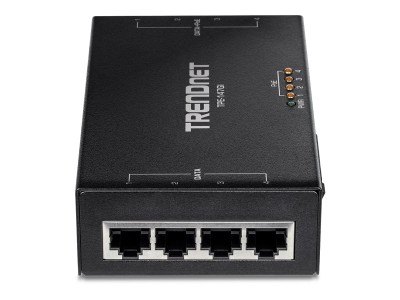 TrendNet : 65W 4-PORT GIGABIT POE+ INJECTOR