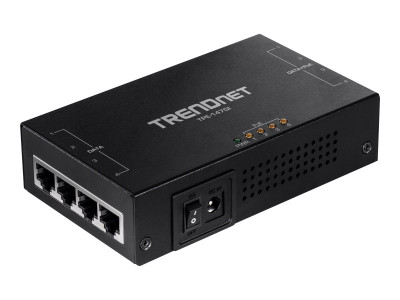 TrendNet : 65W 4-PORT GIGABIT POE+ INJECTOR