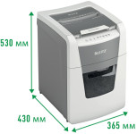 Destructeur de documents LEITZ IQ AutoFeed OfficePro 100 P5, blanc