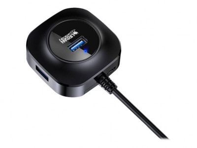 Urban Factory : MINI USB 3.0 HUB 4 PORTS BLACK
