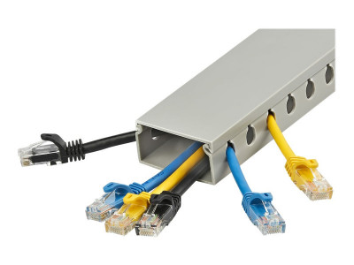 Startech : CHEMIN de CABLES avec SLOTS 2M - 50 X 25MM