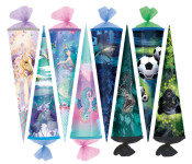 herlitz Schultüte, 6-eckig, 850 mm, sortiert herlitz Schultüte, 6-eckig, 850 mm, sortiert