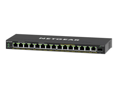 Netgear : 16-PORT GE PLUS SWITCH HIGH-POWER POE+ (GS316PP)