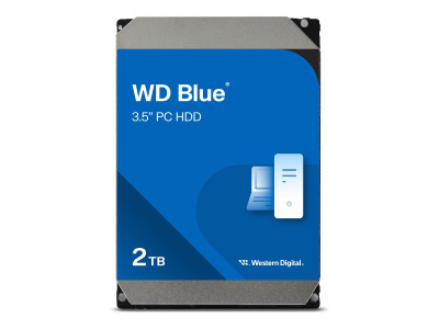 Western Digital : 2TB BLUE 256Mo 3.5IN SATA 6GB/S 5400RPM