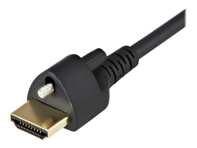 Startech : 1 M HDMI 2.0 cable - TOP SCREW LOCK CONNECTOR