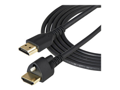 Startech : 2 M HDMI 2.0 cable - TOP SCREW LOCK CONNECTOR