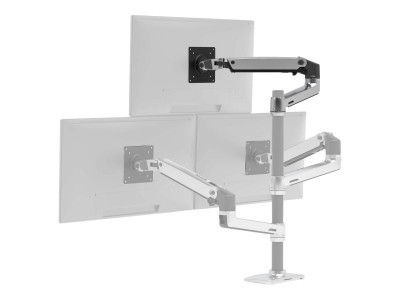 Ergotron : LX ARM extension et COLLAR kit POLISHED ALUMINUM