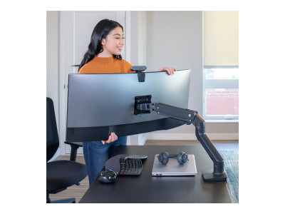 Ergotron : HX DESK MONITOR ARM MBK