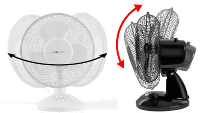 CLATRONIC Ventilateur de bureau VL 3602, diamètre: 300 mm