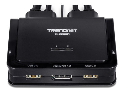TrendNet : 2-PORT 4K DISPLAYPORT KVM SWITCH