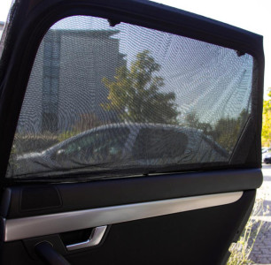 cartrend KFZ-Sonnenschutz Tür-Socke, 2er Set