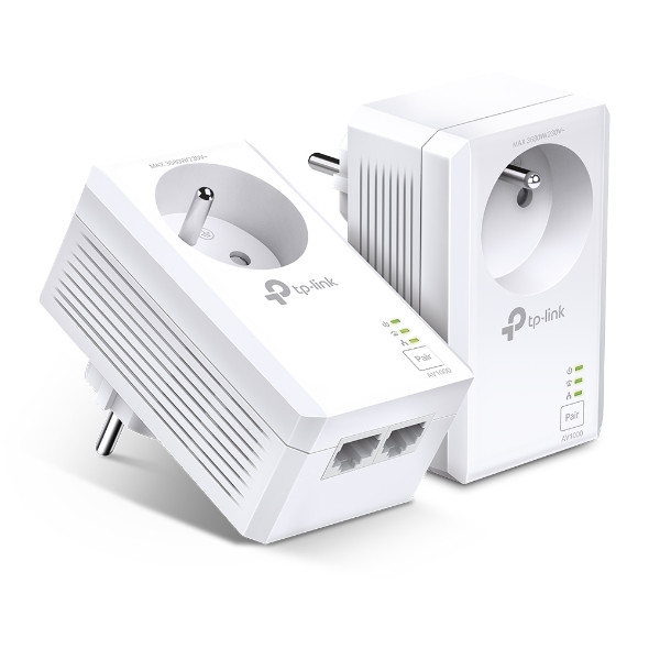 TP-Link TL-PA7027P KIT - Kit 2x CPL AV1000 2 ports Gigabit avec prise gigogne