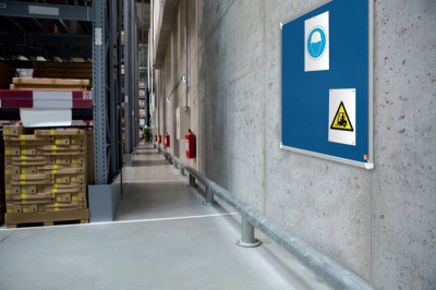 nobo Filztafel Essence, (B)1.200 x (H)900 mm, blau
