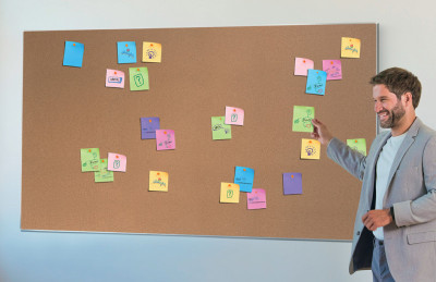 nobo Korktafel Premium Plus, (B)2.000 x (H)1.000 mm