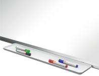 Tableau blanc nobo Premium Plus en acier, écran large, 85