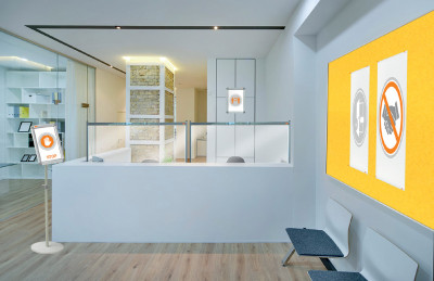 Tableau en feutre nobo Impression Pro, écran large, 81 cm, jaune