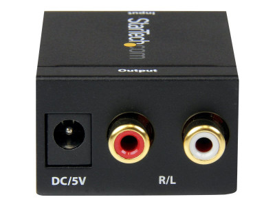 Startech : SPDIF DIGITAL COAX OR TOSLINK STEREO RCA AUDIO CONVERTER