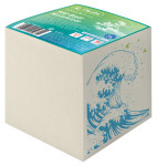 Bloc-notes Herlitz GREENline, 90 x 90 mm, gris, 80 g/m²