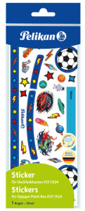Pelikan Stickers pour boîte de peinture K12/K24, bleu