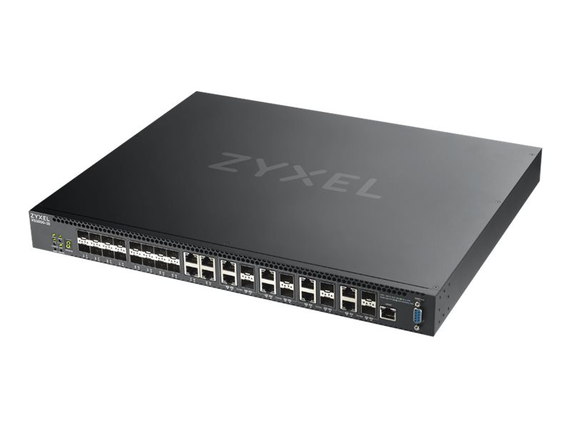 Zyxel : 28PORT 10GBE L2+ SWITCH DUALPSU 12X10G COPP 8X10G DUALPERS SFP+