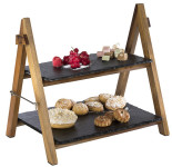 APS Présentoir de buffet, 2 étages, pliable APS Présentoir de buffet, 2 étages, pliable