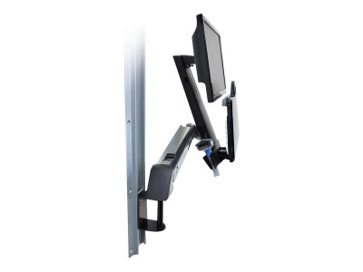 Ergotron : SV SIT STAND COMBO ARM NO WORKSURFACE POLISHED