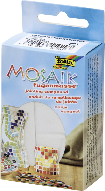 folia Enduit de remplissage de joints mosaïque, 250 g, blanc