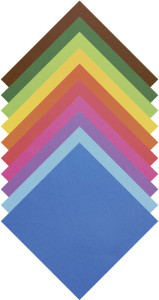 folia Papier à plier, 100 x 100 mm, 70 g/m2, 100 feuilles