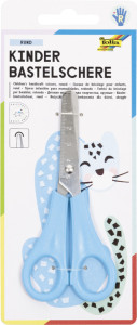 folia Ciseaux de bricolage pour enfants, rond, L: env.135 mm