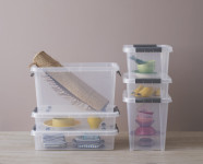 Plast team Boîte de rangement PROBOX à roulettes, 70 litres