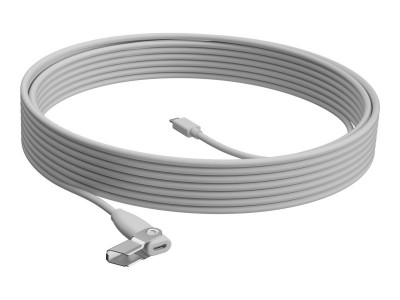 Logitech : RALLY MIC POD extension cable OFF-WHITE WW 10M extension cable