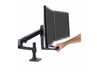 Ergotron : LX DUAL DIRECT GRIFF kit BLACK