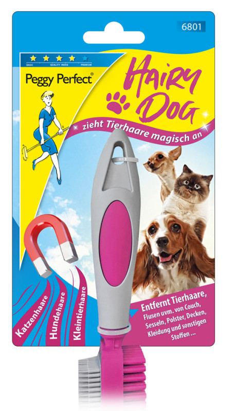 Peggy Perfect Brosse pour poils d'animaux Hairy Dog