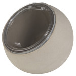 APS Coupelle de service avec couvercle MOON, gris APS Coupelle de service avec couvercle MOON, gris