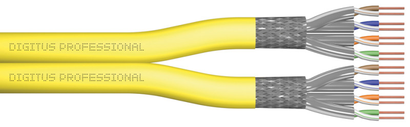 DIGITUS Câble d'installation Cat.7a paire torsadée, S/FTP