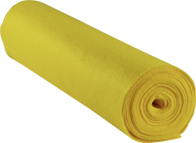 folia Feutrine de bricolage, 450 mm x 5 m, jaune banane