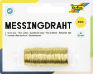 folia Fil de laiton/or, 0,3 mm x 80 m, en laiton, doré folia Fil de laiton/or, 0,3 mm x 80 m, en laiton, doré