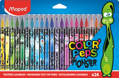 Maped Fasermaler COLOR'PEPS MONSTER, 12er Kartonetui