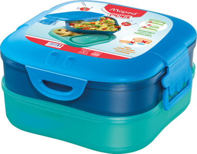 Maped PICNIK Brotdose KIDS CONCEPT 3-in-1, 1,4 l, blau