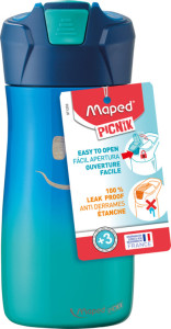Gourde Maped PICNIK KIDS CONCEPT, bleue, 0,43 L
