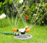 Bradas Arroseur à 3 branches WHITE LINE, gris/blanc/orange Bradas Arroseur à 3 branches WHITE LINE, gris/blanc/orange