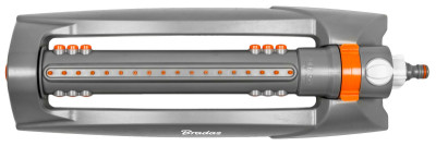 Bradas Arroseur oscillant WHITE LINE, 18 buses, gris/orange