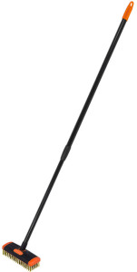 Bradas Kit de nettoyage à brosses métalliques, télescopique