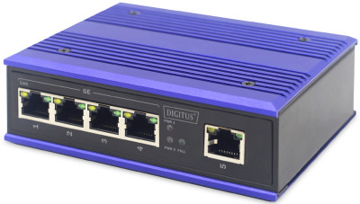 DIGITUS Commutateur industriel Gigabit, 5 ports, Unmanaged