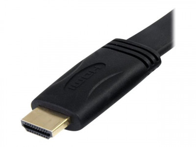 Startech : 5M FLAT HIGH SPEED HDMI cable avec ETHERNET - HDMI - M/M